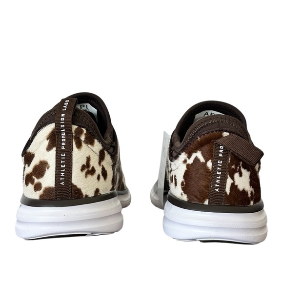 NEW APL Men's Iconic Phantom Deep Brown / White / Cow Sneakers Size 7 - Picture 4 of 8